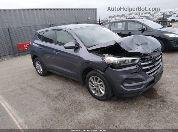 KM8J23A44JU643992 2018 HYUNDAI TUCSON Черный Передняя правая четверть