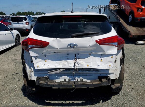 KM8J23A44JU700966 2018 HYUNDAI TUCSON Белый Вид сзади