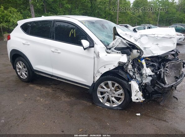 KM8J23A44LU109894 2020 HYUNDAI TUCSON Белый Передняя правая четверть