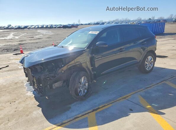 KM8J2CA41JU777620 2018 HYUNDAI TUCSON Черный Передняя левая четверть