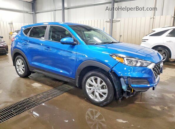 KM8J2CA42LU163601 2020 HYUNDAI TUCSON Синий Передняя правая четверть