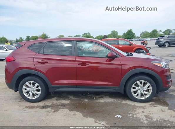 KM8J2CA47LU168051 2020 HYUNDAI TUCSON Красный Вид задней части салона
