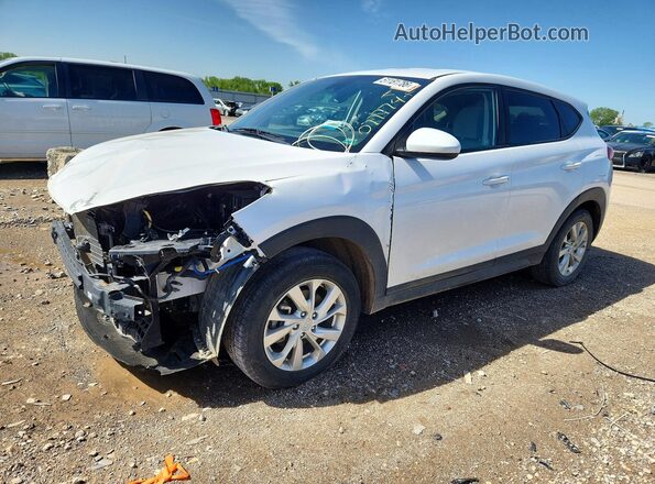 KM8J2CA48LU077774 2020 HYUNDAI TUCSON Белый Передняя левая четверть