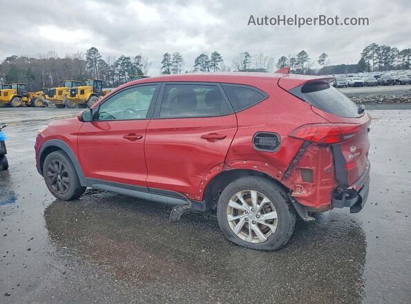 KM8J2CA48MU345448 2021 HYUNDAI TUCSON Red Rear left