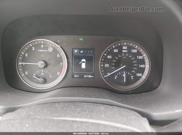 KM8J2CA49JU656155 2018 HYUNDAI TUCSON Black Widok tylnych siedzeń