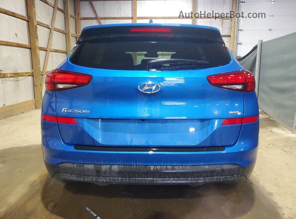 KM8J2CA49LU256471 2020 HYUNDAI TUCSON Синий Вид сзади