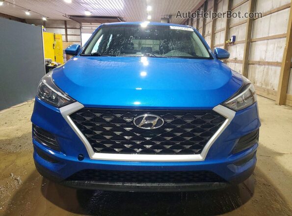 KM8J2CA49LU256471 2020 HYUNDAI TUCSON Синий Вид спереди