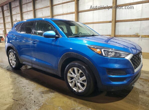 KM8J2CA49LU256471 2020 HYUNDAI TUCSON Синий Передняя правая четверть