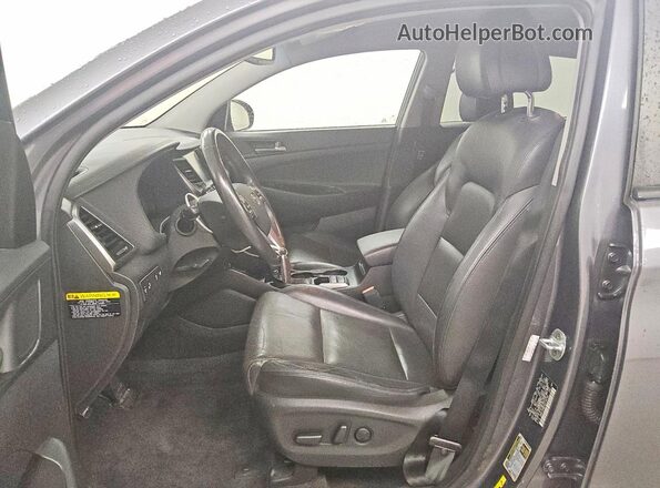 KM8J33A23GU199783 2016 HYUNDAI TUCSON Серый Вид салона спереди