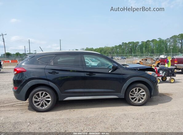 KM8J33A41HU409705 2017 HYUNDAI TUCSON Черный Вид щитка приборов