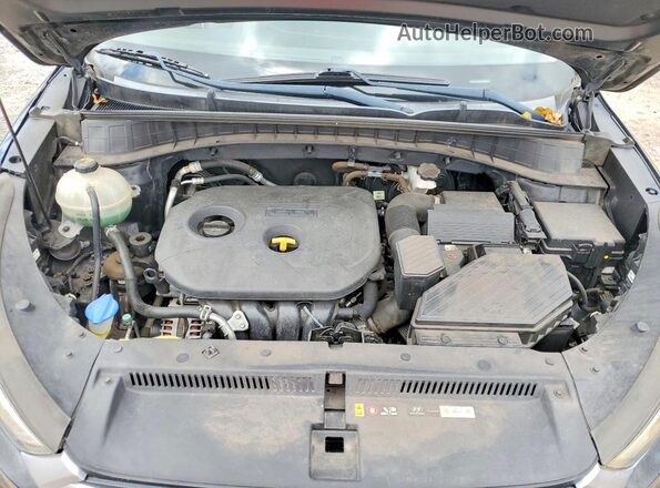 KM8J33A41HU418565 2017 HYUNDAI TUCSON Черный Вид подкапотного пространства
