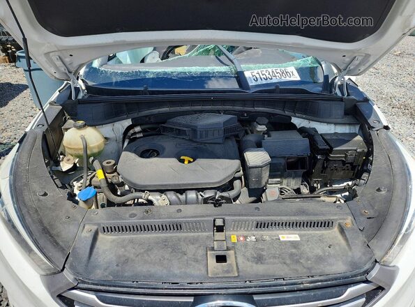 KM8J33A42JU803817 2018 HYUNDAI TUCSON Белый Вид подкапотного пространства