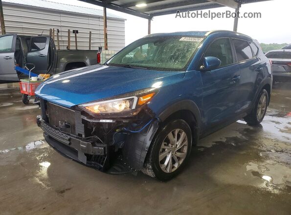KM8J33A42LU252016 2020 HYUNDAI TUCSON Blue Front left