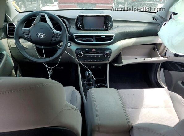 KM8J33A45LU255654 2020 HYUNDAI TUCSON White Dashboard view