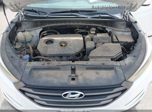 KM8J33A46GU125579 2016 HYUNDAI TUCSON Белый Вид сзади