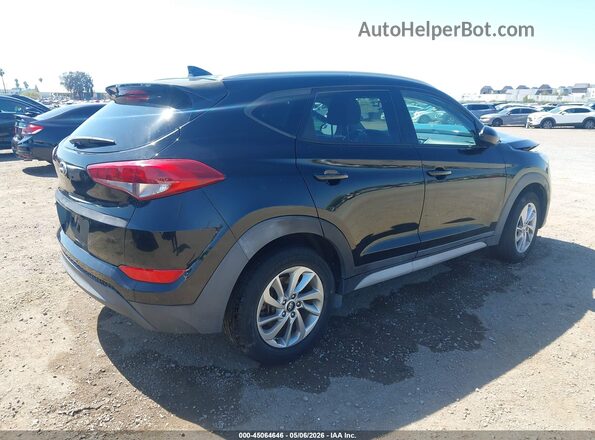 KM8J33A47JU714941 2018 HYUNDAI TUCSON Черный Задняя правая четверть