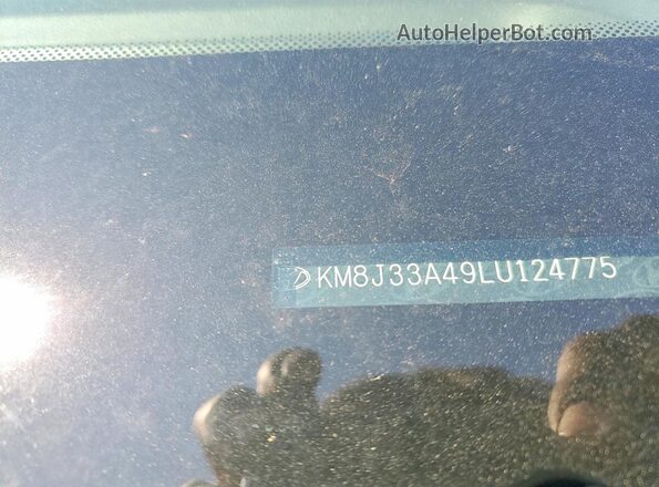 KM8J33A49LU124775 2020 HYUNDAI TUCSON Черный Панорамный вид салона 360°