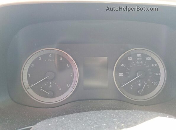KM8J33A49LU124775 2020 HYUNDAI TUCSON Черный Вид щитка приборов
