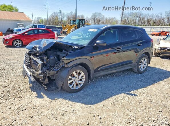 KM8J33A49LU124775 2020 HYUNDAI TUCSON Черный Передняя левая четверть