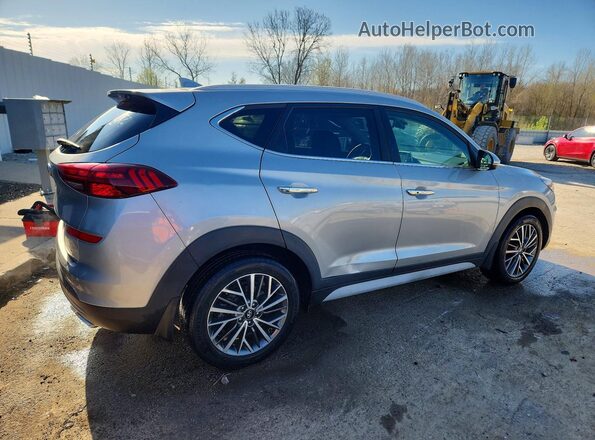 KM8J33AL0MU329524 2021 HYUNDAI TUCSON Серебряный Задняя правая четверть