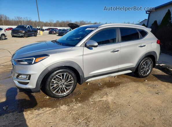 KM8J33AL0MU329524 2021 HYUNDAI TUCSON Серебряный Передняя левая четверть