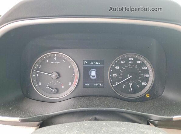 KM8J33AL1LU261300 2020 HYUNDAI TUCSON Черный Вид щитка приборов