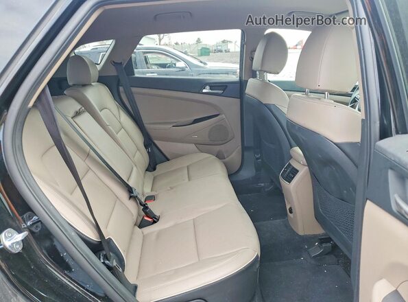 KM8J33AL1LU261300 2020 HYUNDAI TUCSON Черный Вид задней части салона