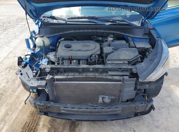 KM8J33AL5KU014599 2019 HYUNDAI TUCSON Blue Вид підкапотного простору