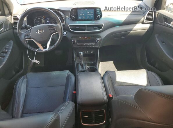 KM8J33AL5KU014599 2019 HYUNDAI TUCSON Blue Вид панелі приладів