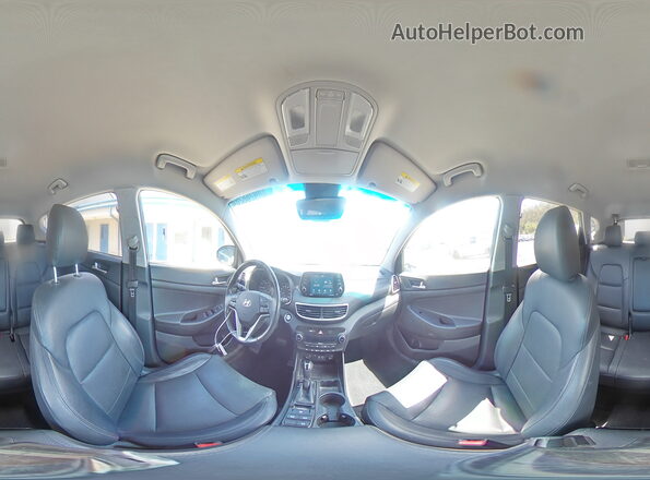 KM8J33AL5KU014599 2019 HYUNDAI TUCSON Blue Панорамний вид салону 360°