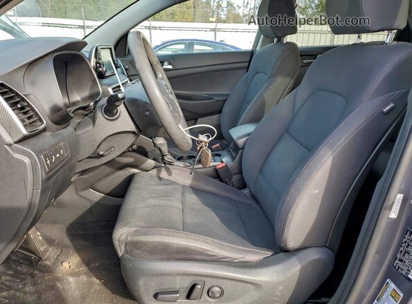 KM8J33AL5KU950366 2019 HYUNDAI TUCSON Серый Вид салона спереди