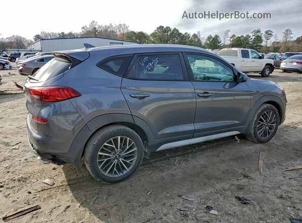 KM8J33AL5KU950366 2019 HYUNDAI TUCSON Серый Задняя правая четверть