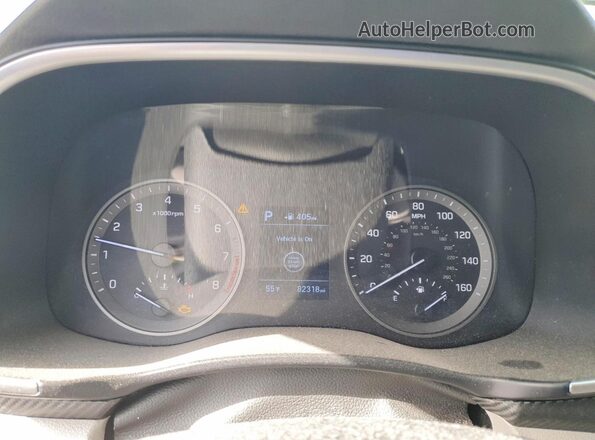 KM8J3CA45LU166182 2020 HYUNDAI TUCSON Brown Widok zestawu wskaźników