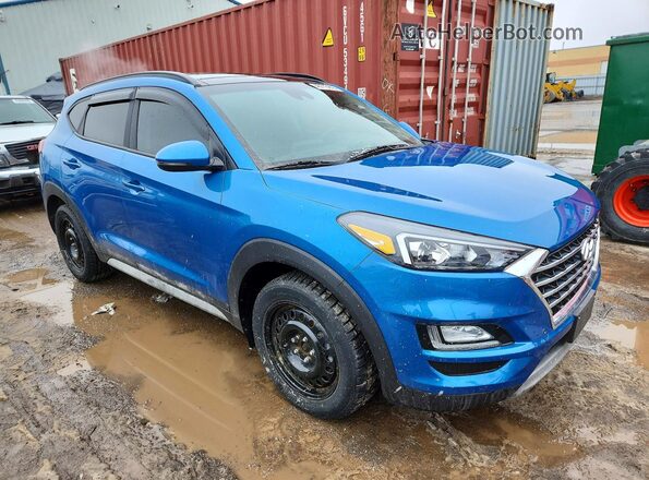 KM8J3CAL0LU144775 2020 HYUNDAI TUCSON Blue Przód prawy