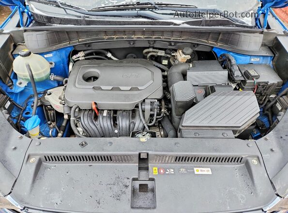 KM8J3CAL0LU144775 2020 HYUNDAI TUCSON Blue Widok komory silnika