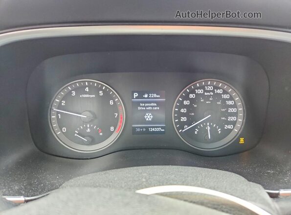 KM8J3CAL0LU144775 2020 HYUNDAI TUCSON Blue Widok zestawu wskaźników