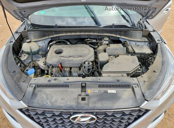 KM8J3CAL0LU254032 2020 HYUNDAI TUCSON Silver უკანა სალონის ხედი