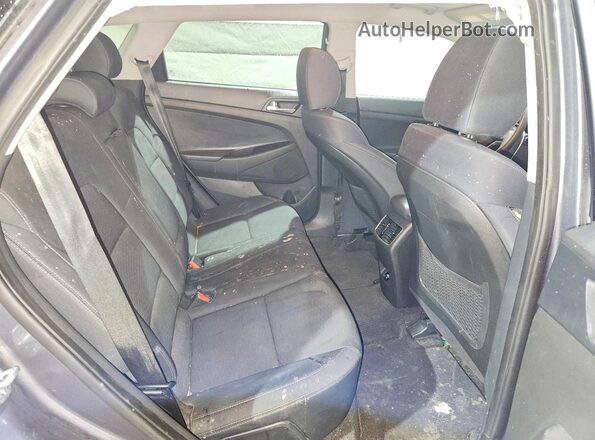 KM8J3CAL2MU337916 2021 HYUNDAI TUCSON Gray უკანა სალონის ხედი