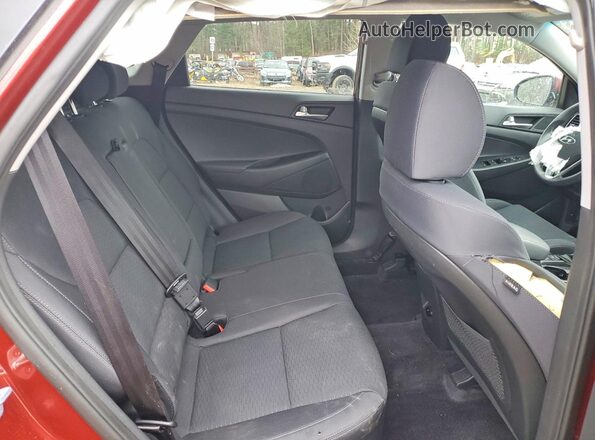 KM8J3CAL3LU091635 2020 HYUNDAI TUCSON Red Widok tylnych siedzeń