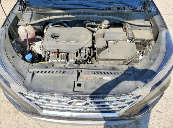 KM8J3CAL4MU333818 2021 HYUNDAI TUCSON Black Vista del compartimento del motor