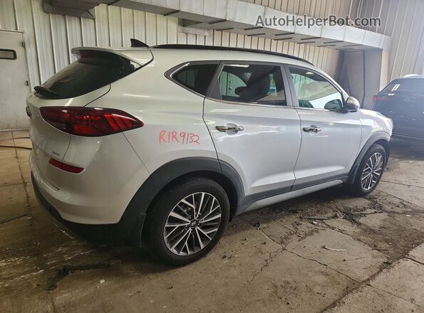 KM8J3CAL5KU866645 2019 HYUNDAI TUCSON Серебряный Задняя правая четверть