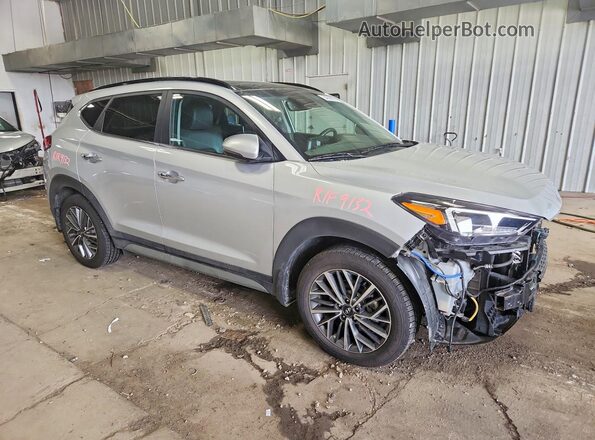 KM8J3CAL5KU866645 2019 HYUNDAI TUCSON Серебряный Передняя правая четверть
