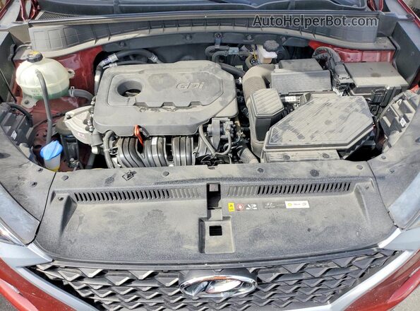 KM8J3CAL7LU218659 2020 HYUNDAI TUCSON Maroon Widok wnętrza z tyłu