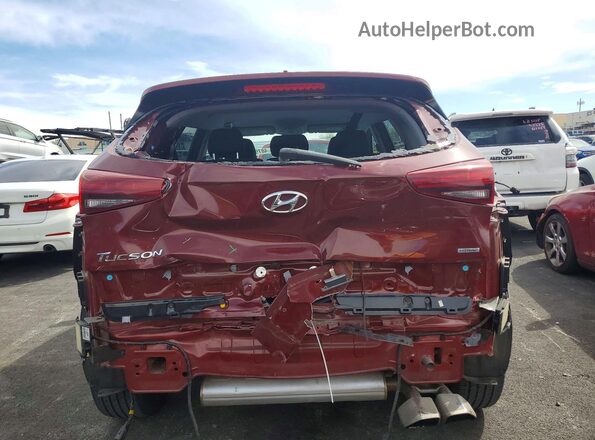 KM8J3CAL7LU218659 2020 HYUNDAI TUCSON Maroon Widok z tyłu
