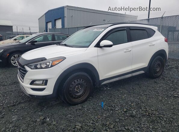 KM8J3CAL9LU185955 2020 HYUNDAI TUCSON Белый Передняя левая четверть