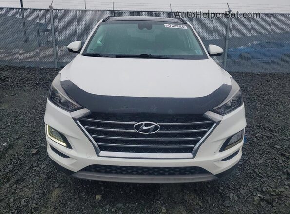 KM8J3CAL9LU185955 2020 HYUNDAI TUCSON Белый Вид спереди