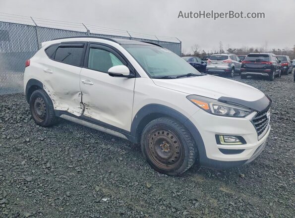 KM8J3CAL9LU185955 2020 HYUNDAI TUCSON Белый Передняя правая четверть