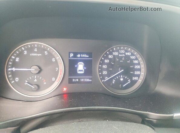 KM8J3CAL9LU185955 2020 HYUNDAI TUCSON Белый Вид щитка приборов