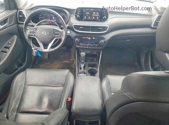 KM8J3CAL9LU185955 2020 HYUNDAI TUCSON Белый Вид панели приборов