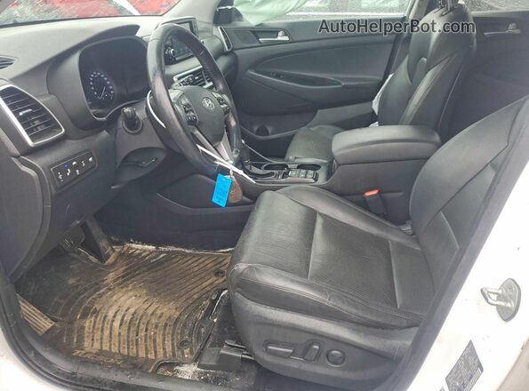 KM8J3CAL9LU185955 2020 HYUNDAI TUCSON Белый Вид салона спереди